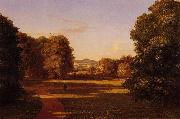 Thomas Cole The Gardens of Van Rensselaer Manor House France oil painting reproduction
